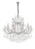 Подвесная люстра iLamp Diamond 6071-18 CR+CL