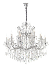 Подвесная люстра iLamp Diamond 6071-18 CR+CL