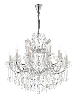 Подвесная люстра iLamp Diamond 6071-18 CR+CL