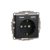 Розетка с заземлением и USB Schneider Electric SDD114052