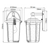 Настенный уличный светильник Kichler Fairfield QN-FAIRFIELD-M-OZ