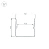 Алюминиевый профиль Arlight гибкий WPH-FLEX-1616-1000 053408