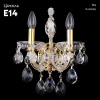 Бра Crystal Lux Isabel AP2 Gold/Transparent