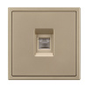 Механизм телефонной розетки Arlight SCT-NOBE-MTL1-SFPL-GD (RJ-11, 4C) (Золотой песок) 054302