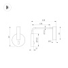 Бра Arlight SP-VERDI-LONG-WALL-3W Warm3000 051667