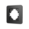 Рамка стеклянная на 1 пост Arlight FRM-OMALI-SFGS-1-BK 049676