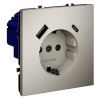 Розетка с USB, A+C Voltum S70 VLS040503 (кашемир)
