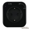 Трековая розетка Arte Milano Am-track-sockets 380022TS/ES Black