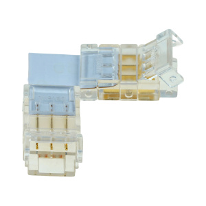 Соединитель угловой 10мм для CCT SMD ленты шириной 8 мм Feron LD172 52003