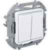 Переключатель двухклавишный Legrand Inspiria 673665