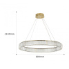 Подвесной светильник Arte Milano AM 2728B.D800.LED G
