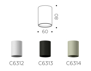 Корпус светильника накладной Ambrella Light DIY Spot C6313