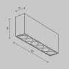 Потолочный светильник Maytoni Technical Points C066CL-12W3-6K-B