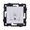 Розетка Ethernet RJ45 Cat.6, белый Kollinger REA-018WH для Aspekt, Eleganz, Reflex