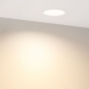 Встраиваемый светильник Arlight MS-BREEZE-BUILT-R82-9W Warm3000 (WH, 85 deg, 230V) (IP20 Металл) 036616(1)