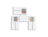 Соединитель T для светодиодной ленты 5050 12/24V (4 конт.) GS7001 (5шт) Ambrella Light Illumination GS7001