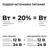 Блок питания OGM 24В, 40Вт, 175-240В, 1,6А, IP20 PS3-56