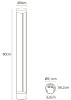 Ландшафтный светильник Arte Lamp New York A1680PA-1BK