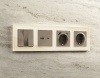 Лицевая панель для розетки 2USB тип A+C Ambrella Volt Alfa AP6410