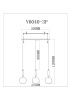 Подвесной светильник Moderli Scrumbel V11565-3P