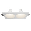 Встраиваемый светильник Maytoni Technical Gyps Modern DL129-GU10-02-W