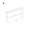 Трековый светильник Arlight Mag-Dots-Fold-25-S1004-30W Warm3000 034232