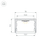 Профиль Arlight SL-SLIM15-H10-2000 ANOD 056888