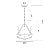 Подвесной светильник Wertmark Brenda WE586.03.023