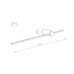 Настенный светильник Nowodvorski Saber Led Silk Olive M White 11591