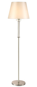 Торшер Crystal Lux Nicolas NICOLAS PT1 NICKEL/WHITE