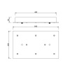 Основание потолочное 8L Mantra Modular Light Florones 9386