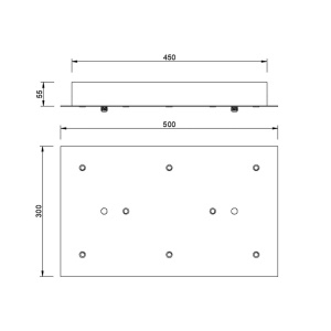 Основание потолочное 8L Mantra Modular Light Florones 9388