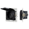 Механизм розетки влагозащищенный Arlight SCT-MCP-PL-BK (250V, 16A) 043746