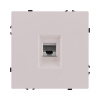 Розетка Ethernet RJ45 Cat.6, кашемир матовый Kollinger Eclipse EC-017CM