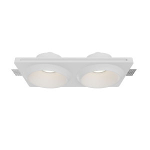 Встраиваемый светильник Maytoni Gyps Modern DL124-GU10-02-TRS-W