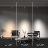 Трековый трехфазный светильник Maytoni Focus Led TR197-3-30WCCT-M-W