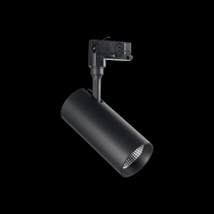 Трековый светодиодный светильник Ideal Lux Smile 20W Cri90 36 3000K Black 189840