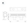 Линейный прожектор Arlight AR-LINE-1000-18W Warm3000 024300(1)