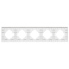 Рамка на 5 постов пластиковая Arlight FRM-PERIO-PL-5-WH 049762