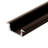 Профиль Arlight LINE-2308-F-2000 ANOD BROWN DEEP (Алюминий) 065811