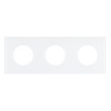 Рамка стеклянная на 3 поста Arlight FRM-GLARE-GC-3-WH 043838