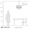 Подвесная люстра Lumina Deco Alessia LDP 1726-6 CHR