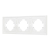 Рамка пластиковая на 3 поста Arlight FRM-TENDO-SFPL-3-WH 054653