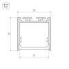 Профиль Arlight SL-LINE-3535-2000 ANOD 019306