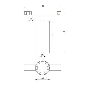Трековый магнитный светильник Elektrostandard 85525/01 4690389218729 a071846