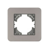 Рамка алюминиевая на 1 пост Arlight FRM-AKIRY-SFAL-1-SR 049684