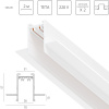 Шинопровод PRO 220V, 2 метра Lightstar Teta Pro 505226