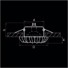 Встраиваемый светильник Lightstar Solo Ray 002120