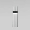Подвесной светильник Eurosvet Lumen 50244/1 LED черный/прозрачный a061288