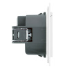 Розетка 1-местная Stekker 250В 16А Мия RST16-3112-01 50441